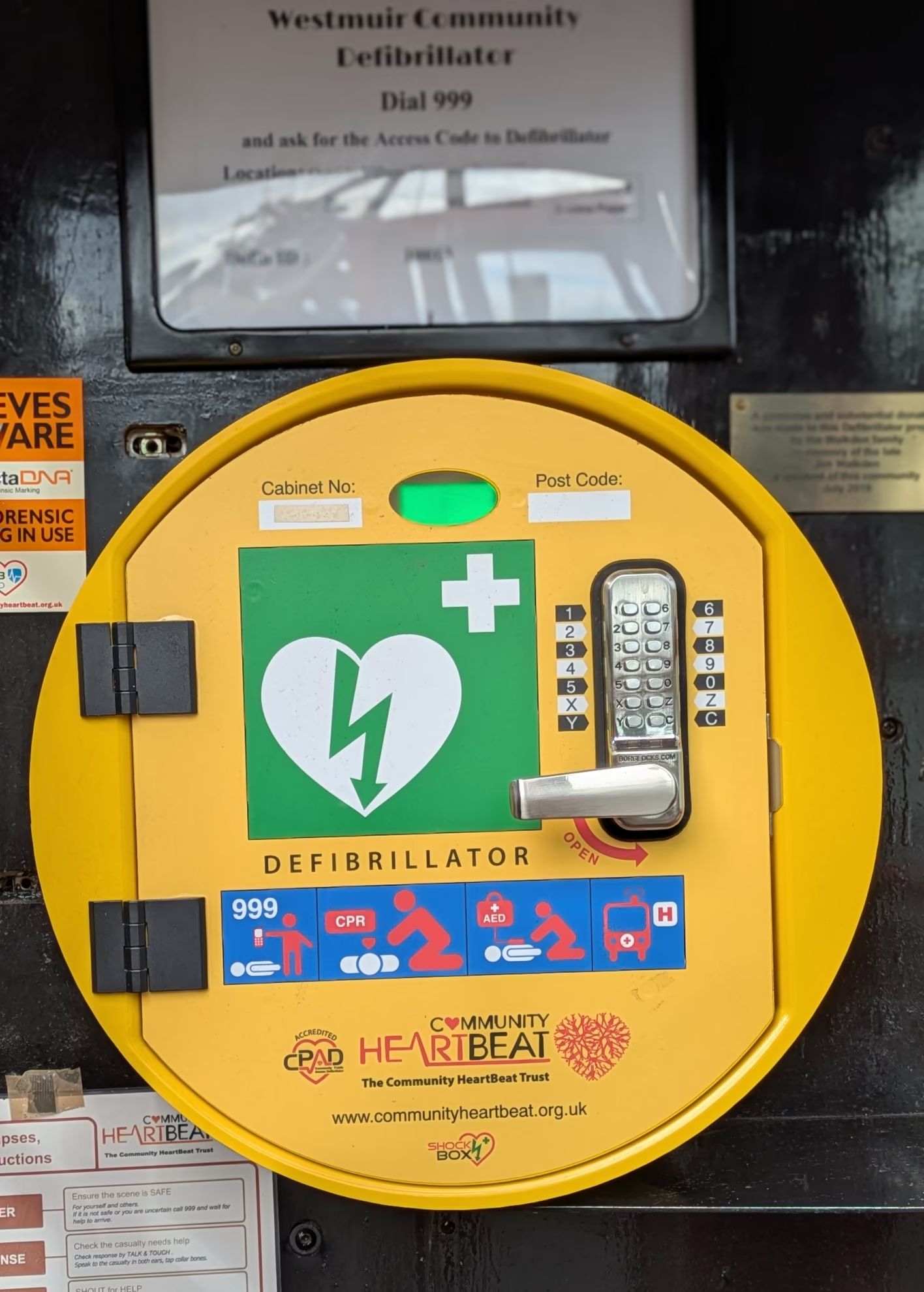 Community defibrillator